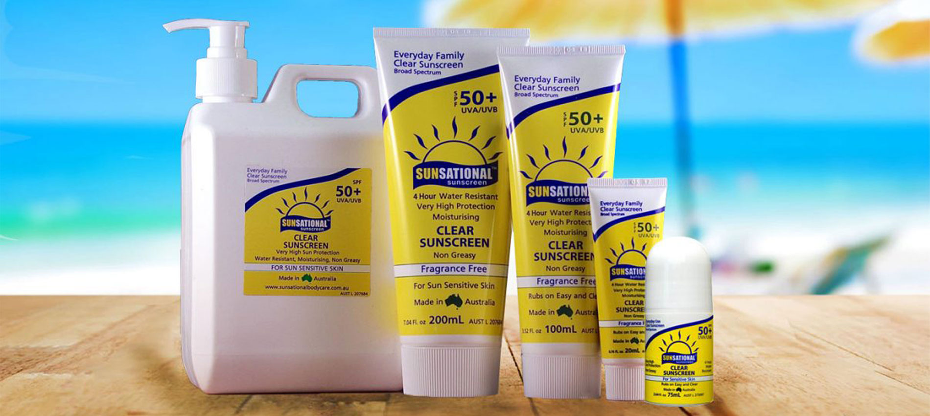 Australian Sunscreen, Sunsational SPF Sunscreens, Sun Cream, Sun Lotion, Sun Care, Suncare, Sun Protection, Sun Block, Sunblock, Australian Owned & Made